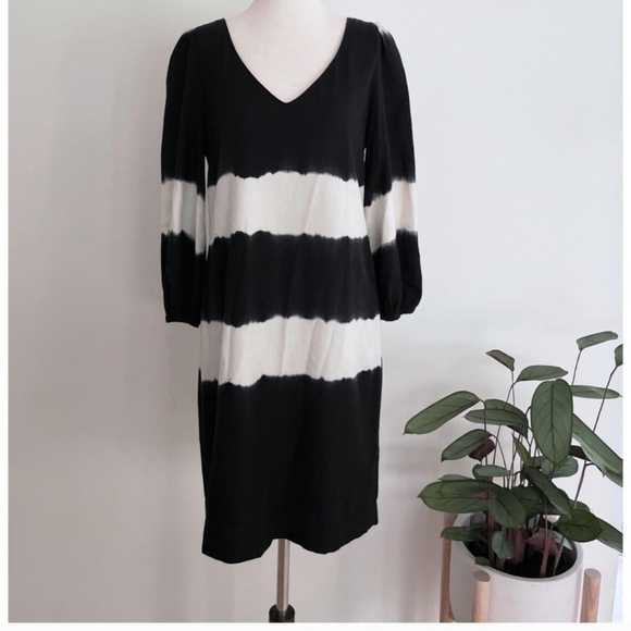 Anthro floral stripe tie dye dress - Picture 3 of 12